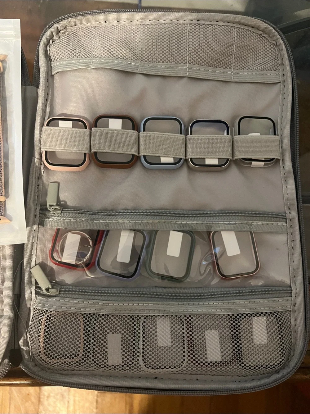 Apple Watch band case with watch bands and watch covers